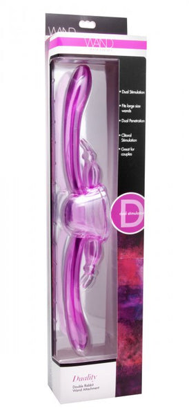 Le Wand Blend Double Motor Rabbit Rechargeable Vibrator - Black