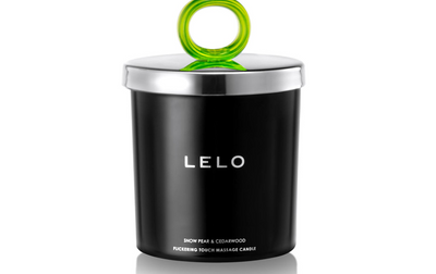 Lelo Snow Pear & Cedarwood Flickering Touch Massage Candle