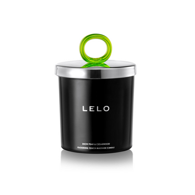 Lelo Snow Pear & Cedarwood Flickering Touch Massage Candle